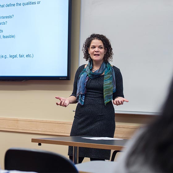 Professor Carboni teaching