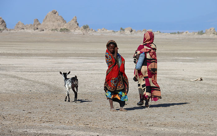 Walking in Djibouti