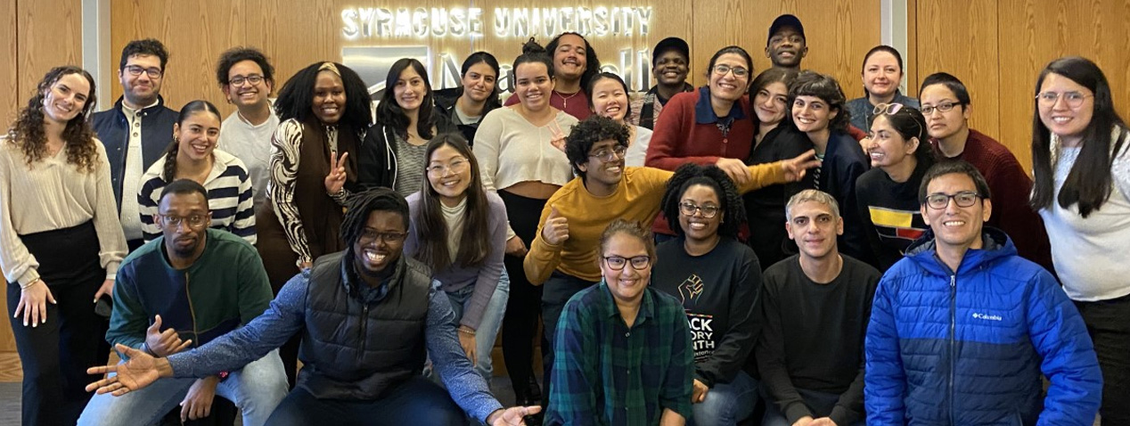 Group of students standing together