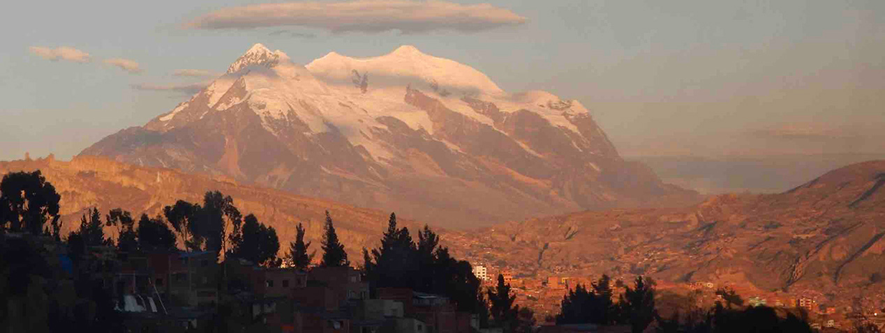 Snow covered mountain