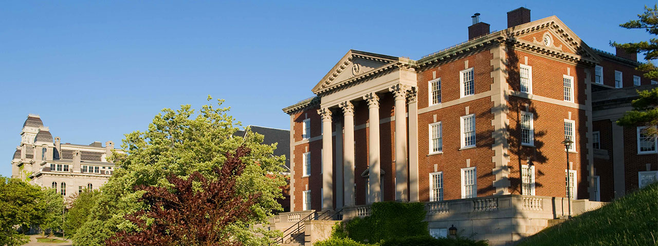 North side of Maxwell Hall exterior