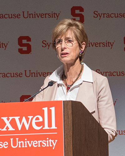 Christine Todd Whitman speaks at Tanner Day