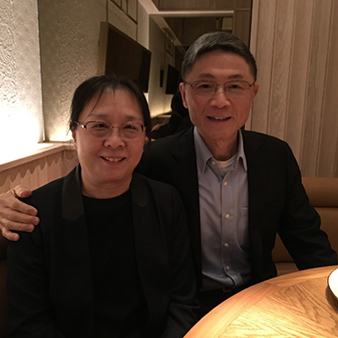 Xiaoqing Li ’96 and her husband, Yang Ni ’95