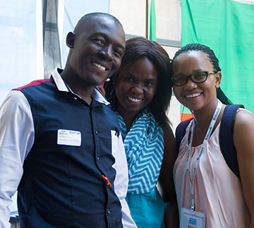 Mandela Fellows posing for a picture together