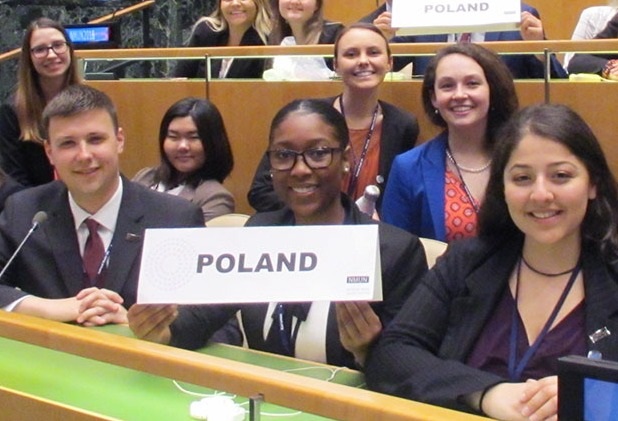 Maxwell students in Model UN